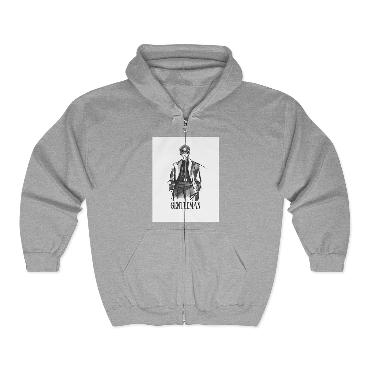 Gentleman Full Zip Hooded Sweatshirt